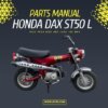 Honda Dax ST50 Parts Manual L