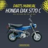 Honda Dax ST70 Parts Manual C