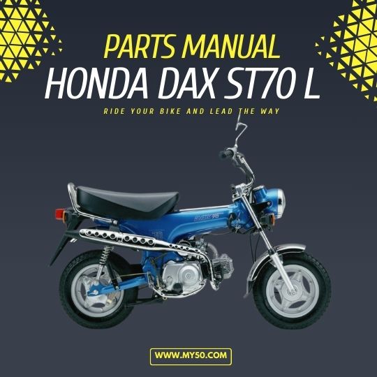Honda Dax ST70 Parts Manual L.