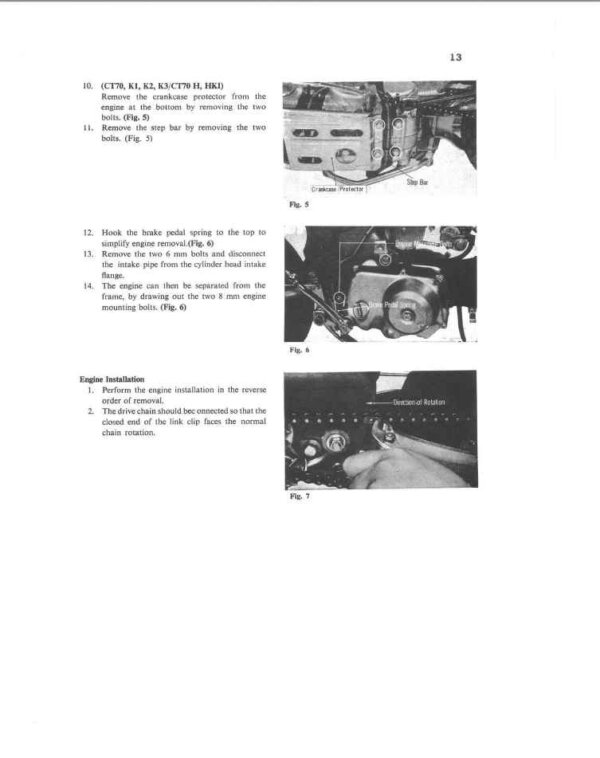 Honda Z50A Workshop Manuals