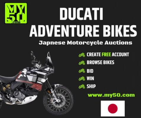 Ducati Adventure Motorcycles Direct from Japan