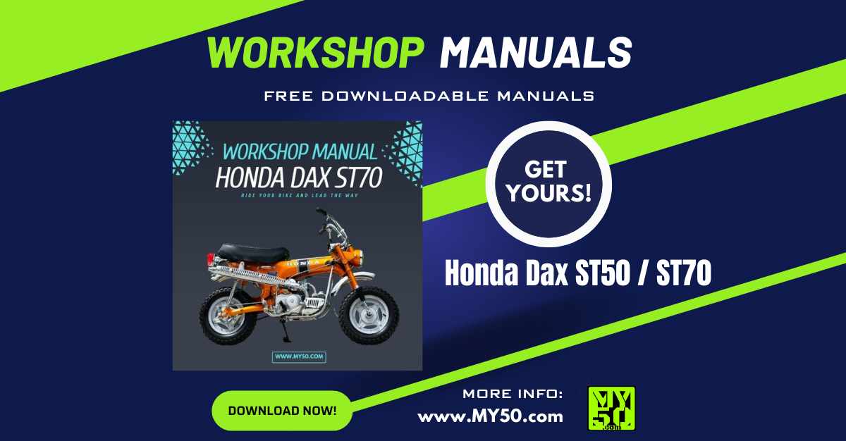 Free Honda Dax Workshop Manuals