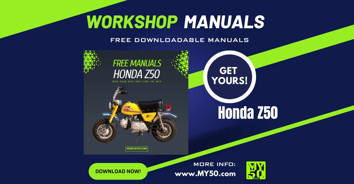 Honda Z50 Workshop Manuals