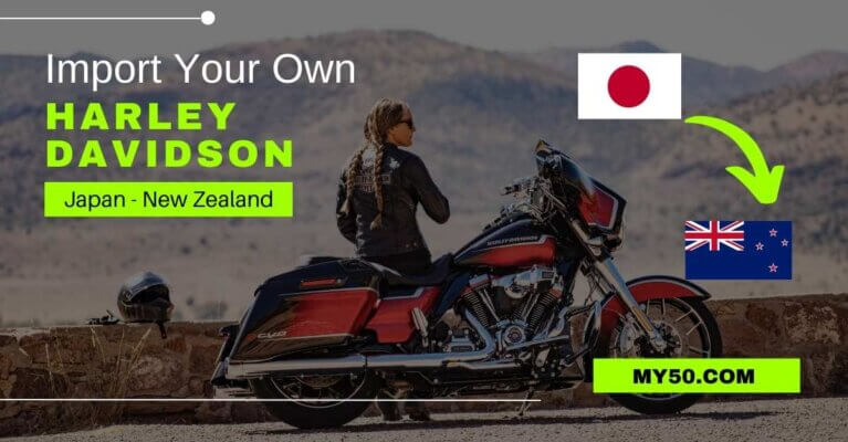 Importing Harley Davidson to New Zealand from Japanese Motorcycle Auctions