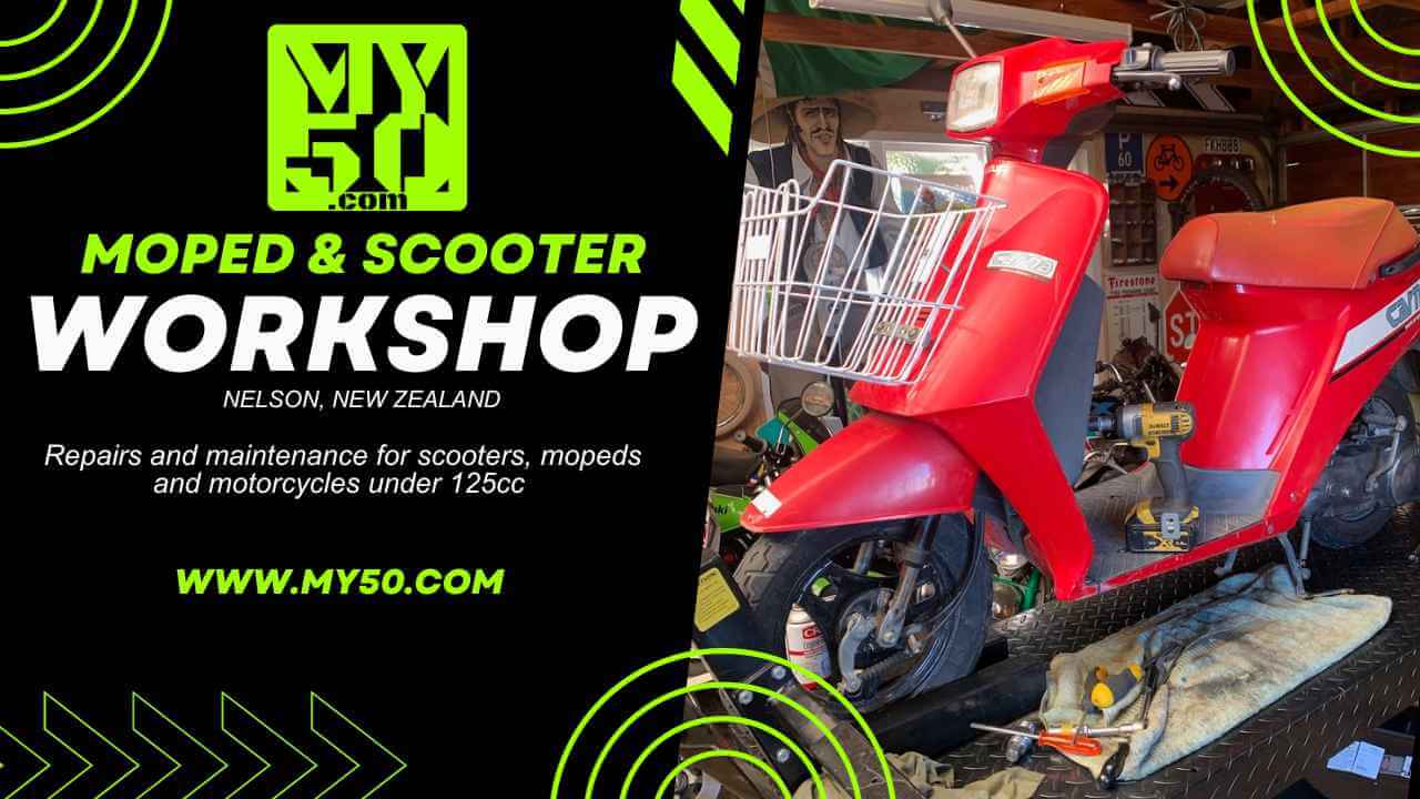 Moped and Scooter Workshop in Nelson New Zealand