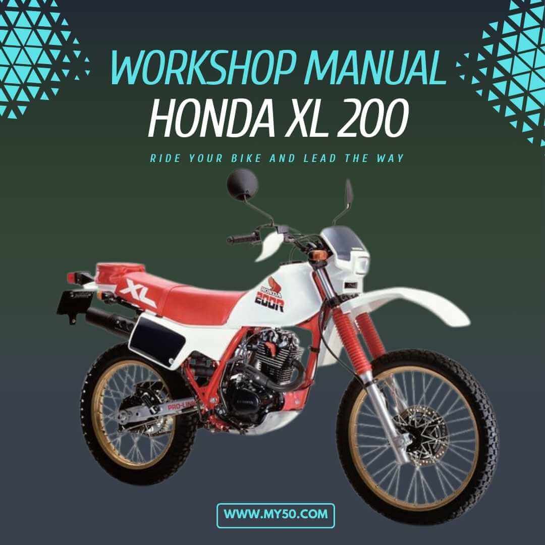 Honda XL 200 Workshop Manual