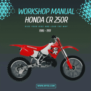 Honda CR 250R Workshop Service Manual 1986 - 1991