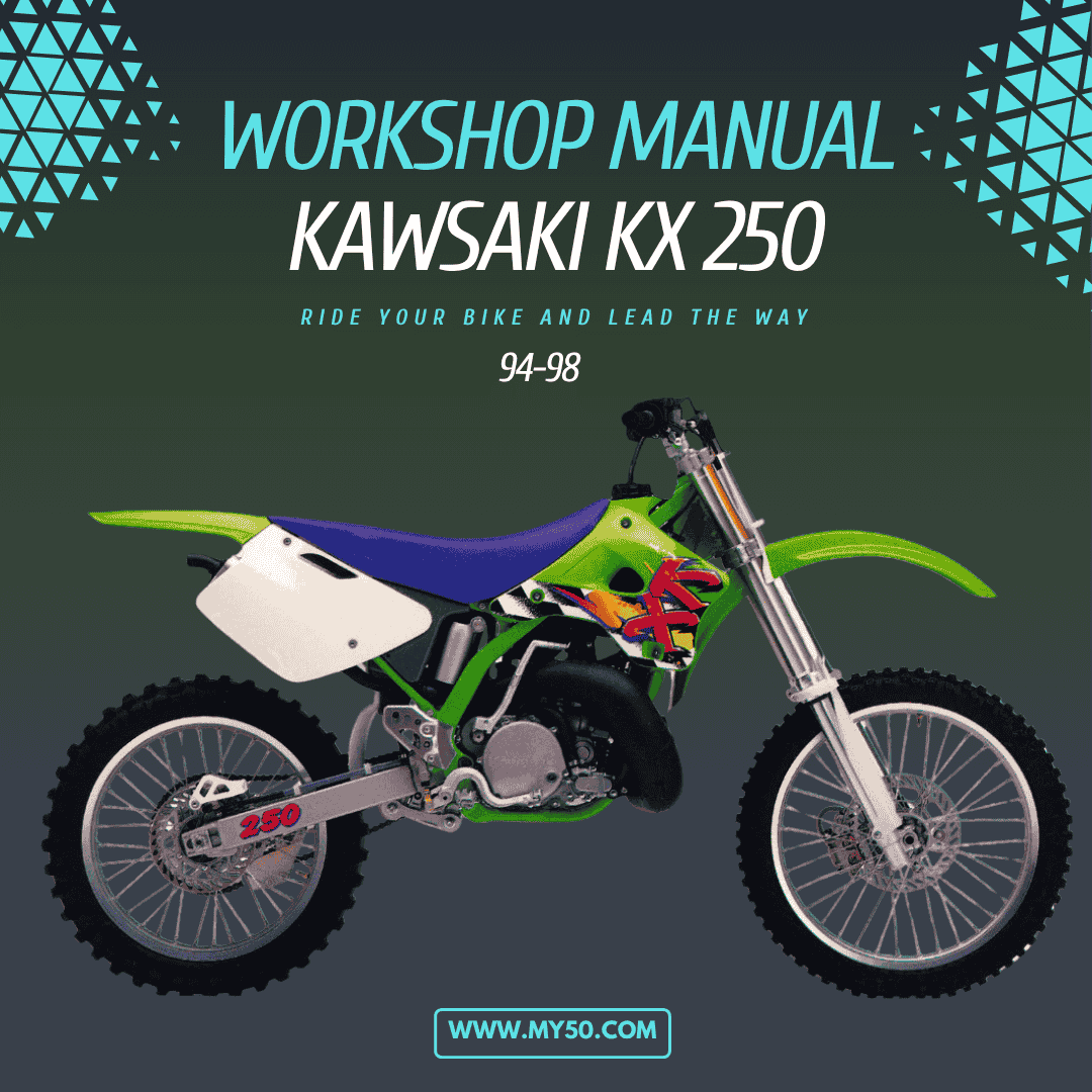 Kawasaki KX 250 Workshop Service Manual 1994 -1998
