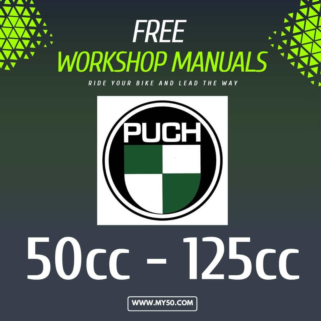 Puch Workshop Service Manuals 50cc - 125cc